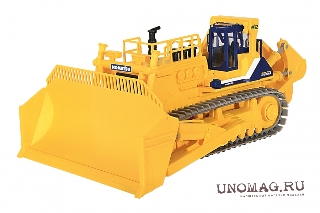 KOMATSU D575 A-2 Dozer, yellow / blue