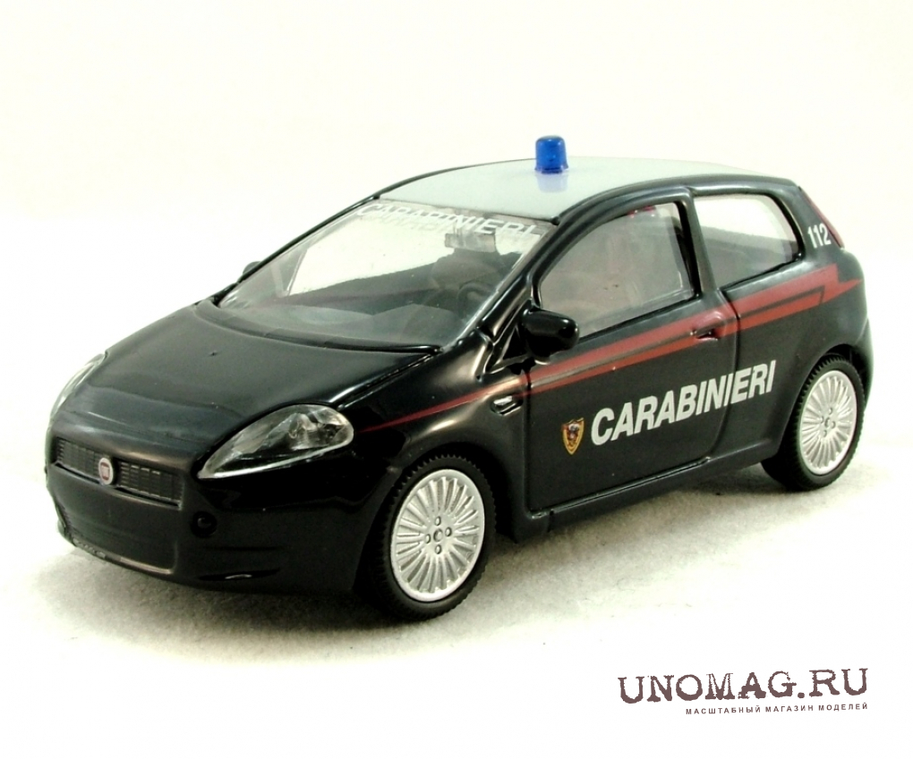 FIAT Punto Carabineri, серия Carabineri 1:43, черный