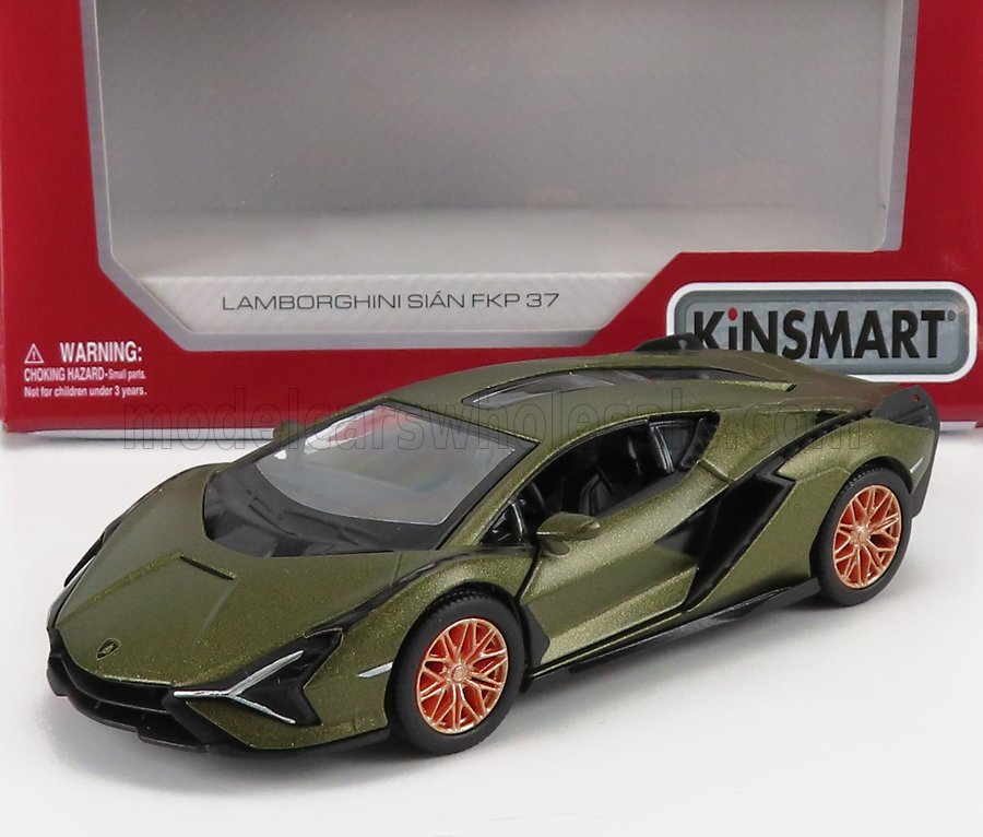 Verde) Nuevo Lamborghini Sian Fkp37, coche deportivo a escala 1:24