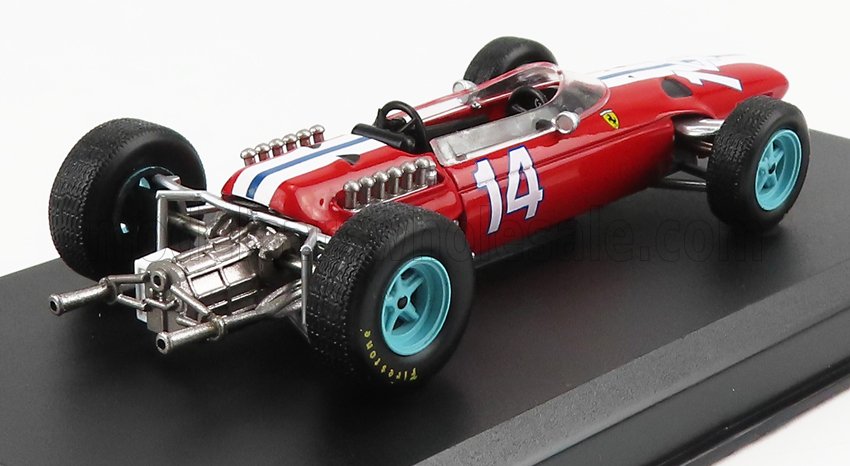 Miniature Looksmart Ferrari 512 F1 #14 – GP USA 1965 – P. Rodriguez – 1/43 LSRC072