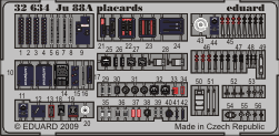 Цветное Фототравление для Ju 88A placards