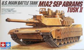 Сборная модель Амер. танк М1А2 Abrams SEP TUSK 2 c 120мм с 2 фигурами