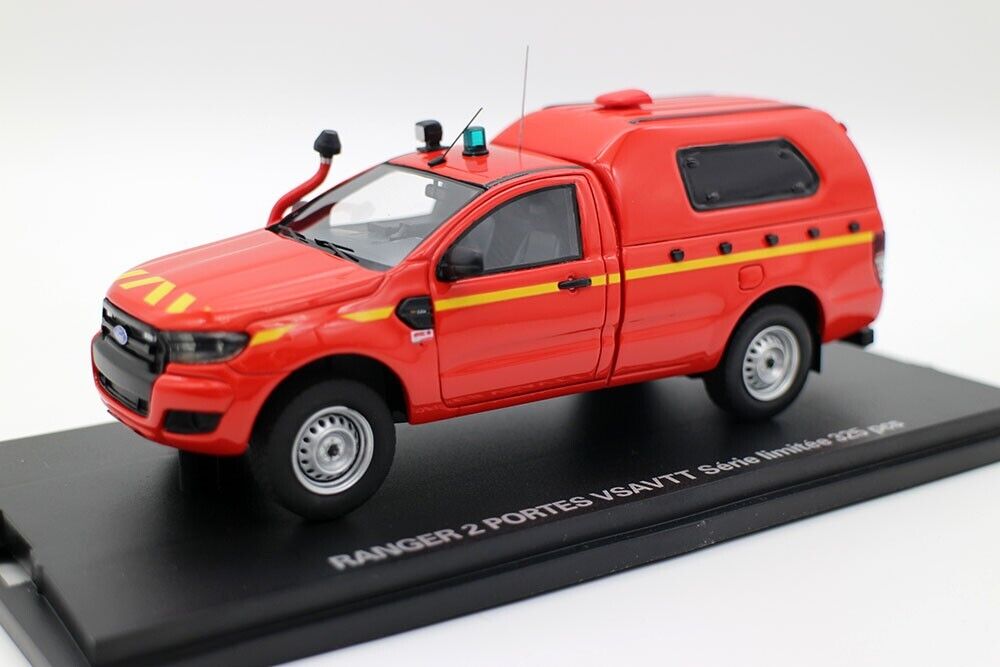 Miniature Range Rover Double Cabine Pompiers SDIS 35 – Alarme 1:43 Résine