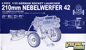 Сборная модель German Rocket Launcher 210mm Nebelw