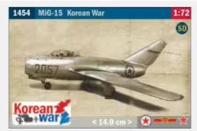 Сборная модель MiG-15 Korean War