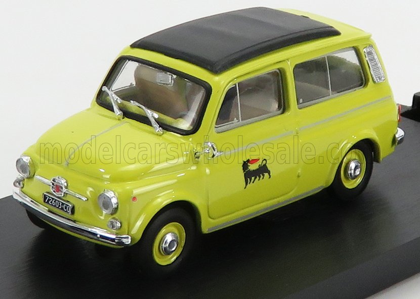 Miniature Brumm 1:43 - Fiat 600D Agip 1960 - BRUR543 - Neuve En Boîte