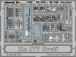 Фототравление He 177 Greif интерьер