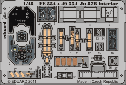 Цветное фототравление для Ju 87B interior S. A.