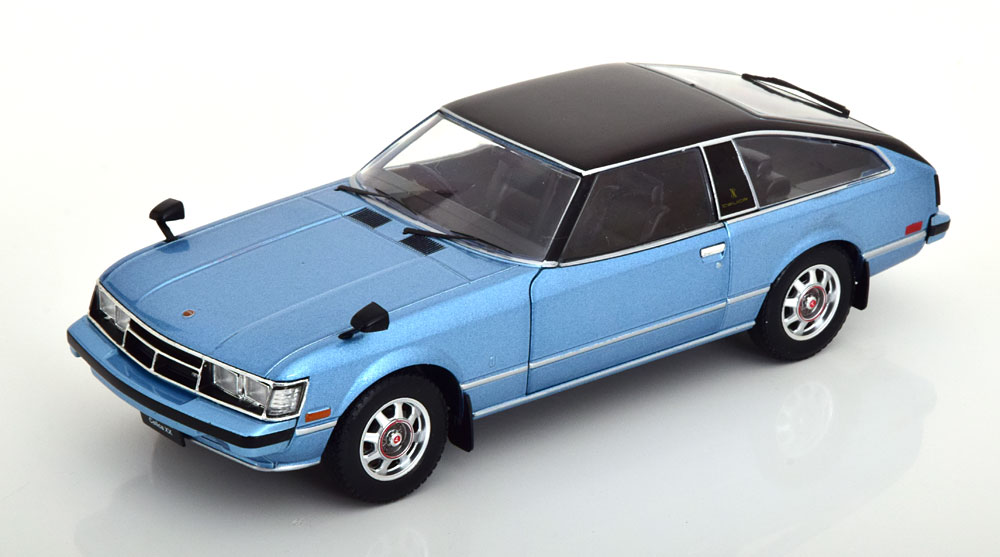 TOYOTA Celica XX, light blue-metallic black