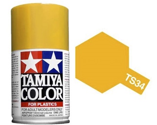 Краска спрей желтый верблюжий TS-34 Camel Yellow (в баллоне), 100 мл.