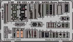 Цветное фототравление для A6M5 Zero interior S. A.