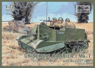 Сборная модель Британский гусеничный транспортер Universal Carrier I Mk.I с пехотой