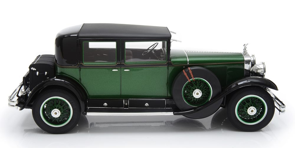 Esval Models 1928 Cadillac 341A Town Sedan Al Capone Modelo de coche en escala 1:24