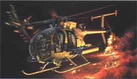 Сборная модель Вертолет AH-6J Little Bird 'Nightstalkers'