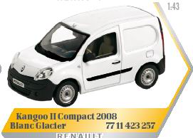 RENAULT Kangoo II Compact 2008, blanc Glacier