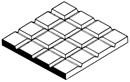Квадратная плитка 1,6х1,6 мм, лист 15х30 см