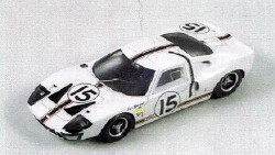 FORD GT 40 №15 Le Mans 1966, белый