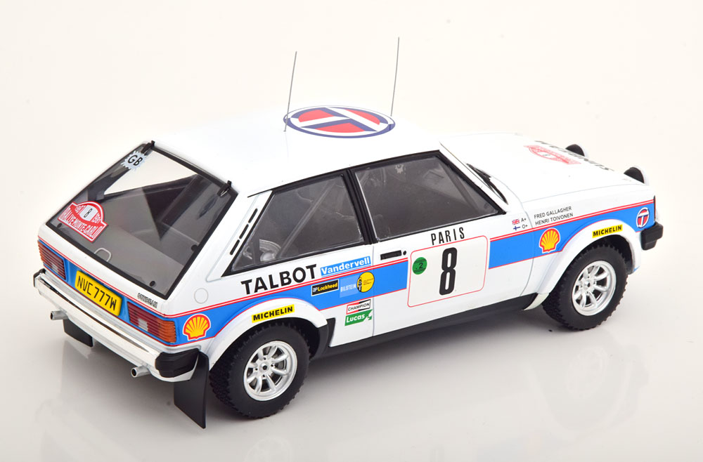 IXO Talbot Sunbeam Lotus N°8 Rallye Monte-Carlo 1981 – H.Toivonen, 1/24, Neuve