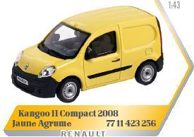 RENAULT Kangoo II Compact 2008, jaune Agrume