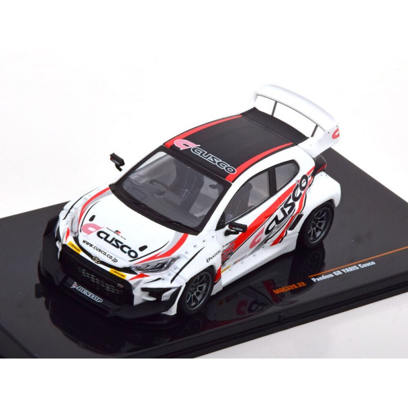 Ixo 1/43 MOC329 - Toyota GR Yaris Pandem RHD Cusco - Blanc/Rouge - Occasion
